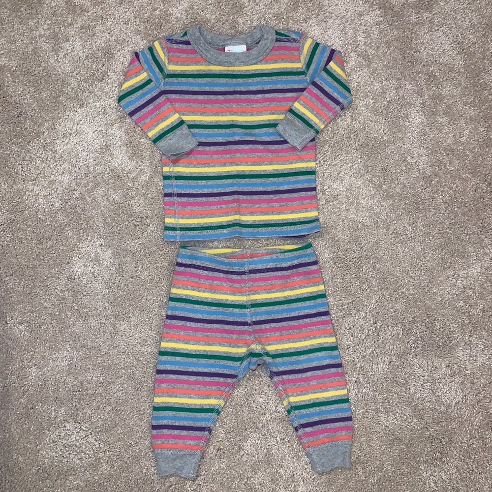 Hanna Andersson 2pc Striped Pajamas